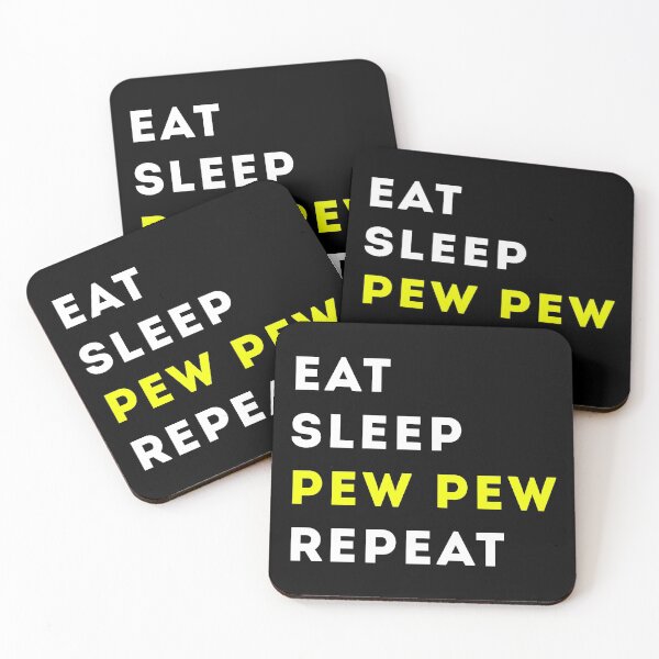 Item preview, Eat Sleep Pew Pew Repeat designed and sold by JBDeszigns.