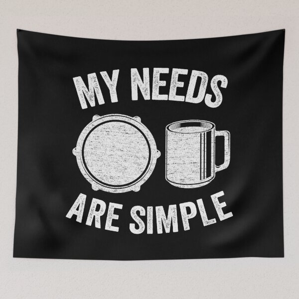 Item preview, E-Drums & Coffee My Needs Are Simple Drummer Electronic Drums Gift designed and sold by Stronzi.