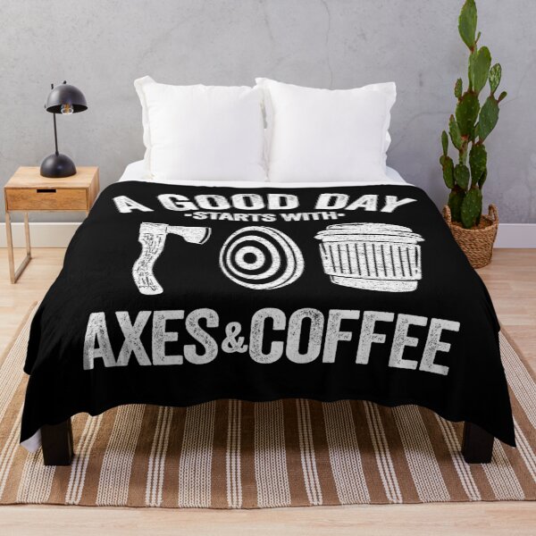Item preview, Funny Coffee & Axe Throwing Quote Gift Hatchet designed and sold by Stronzi.