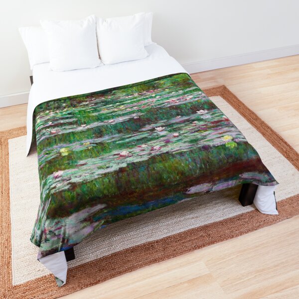High Resolution Monet - The Japanese Footbridge Comforter