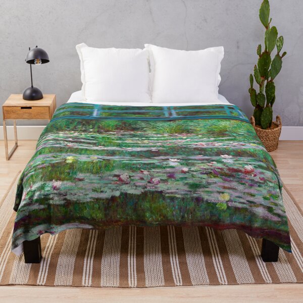 Item preview, High Resolution Monet - Water Lilies - The Japanese Footbridge designed and sold by goldenanchor.