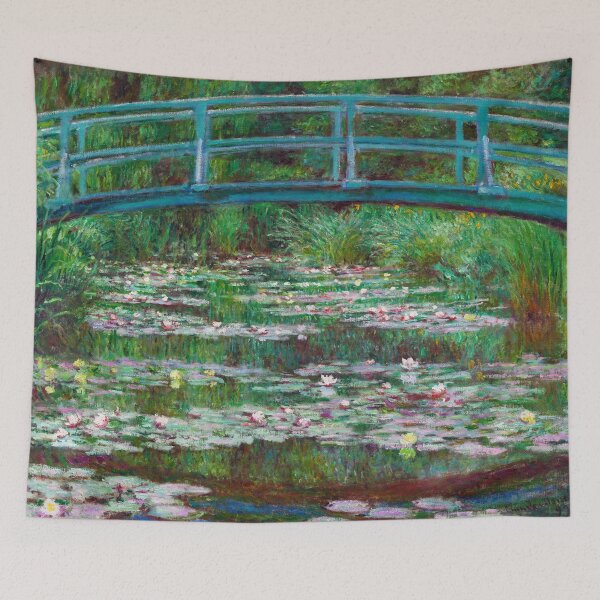 Item preview, High Resolution Monet - Water Lilies - The Japanese Footbridge designed and sold by goldenanchor.