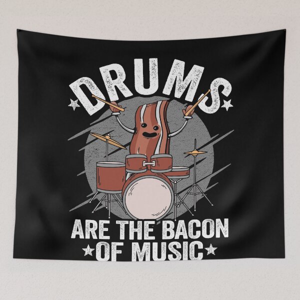Item preview, Drums Are The Bacon Of Music Drummer Bacon Gift Funny designed and sold by Stronzi.