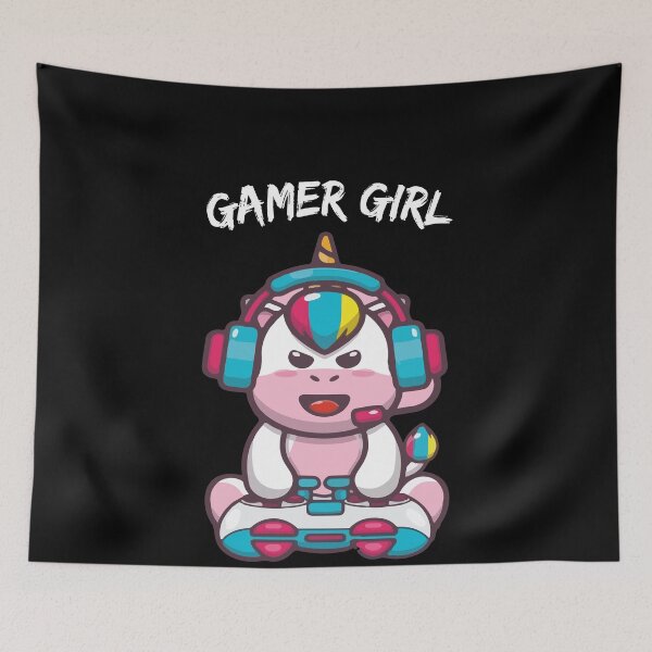 Item preview, Copy of  Gamer Girl Unicorn Gaming Cute Video Game Gift Women Girls  designed and sold by lovelystore200.