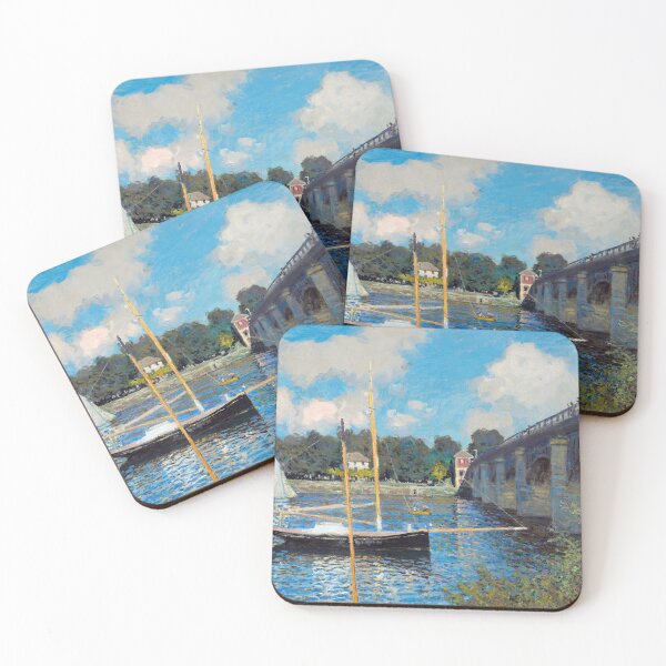 Item preview, High Resolution Monet - The Bridge at Argenteuil designed and sold by goldenanchor.