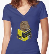 Opening Doors for Dummies Women's Fitted V-Neck T-Shirt