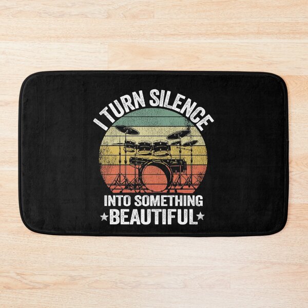 Item preview, I Turn Silence Drummer Gift Funny Drums Quote Vintage designed and sold by Stronzi.