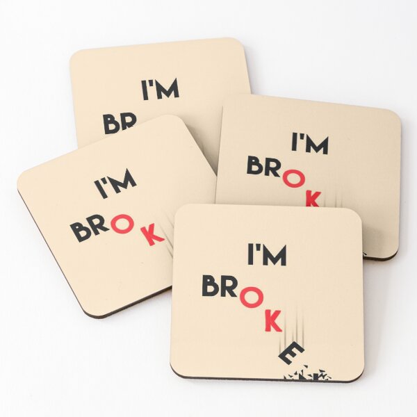 Item preview, Minimal creative "broken" typography artwork  designed and sold by Bkstores.