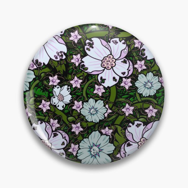 Item preview, Creepy floral seemless pattern designed and sold by Michael Pulley.