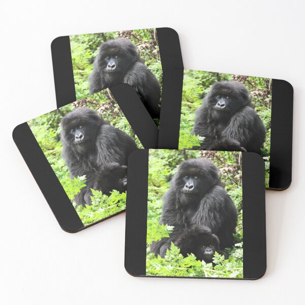 Item preview, A Mother Mountain Gorilla with Baby designed and sold by Drekisdottir.