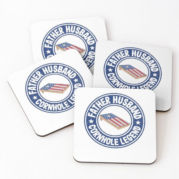Item preview, Father Husband Cornhole Legend American Flag Board Cornhole designed and sold by Stronzi.