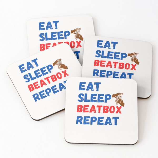 Item preview, Eat Sleep Beatbox Repeat designed and sold by BhavyaBathla.
