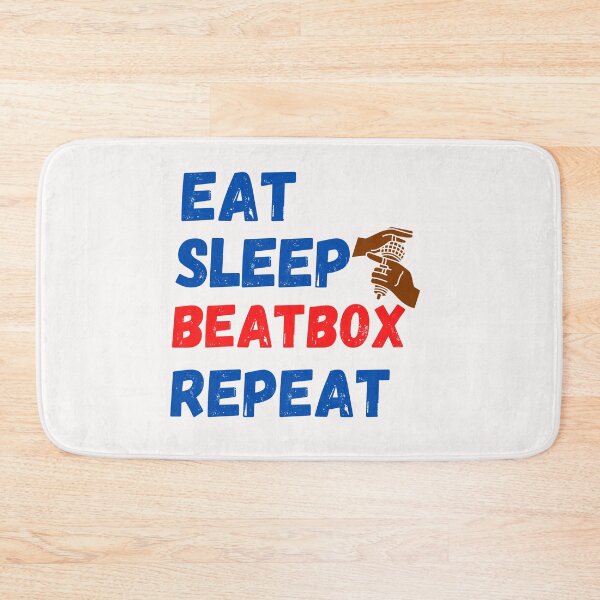 Item preview, Eat Sleep Beatbox Repeat designed and sold by BhavyaBathla.