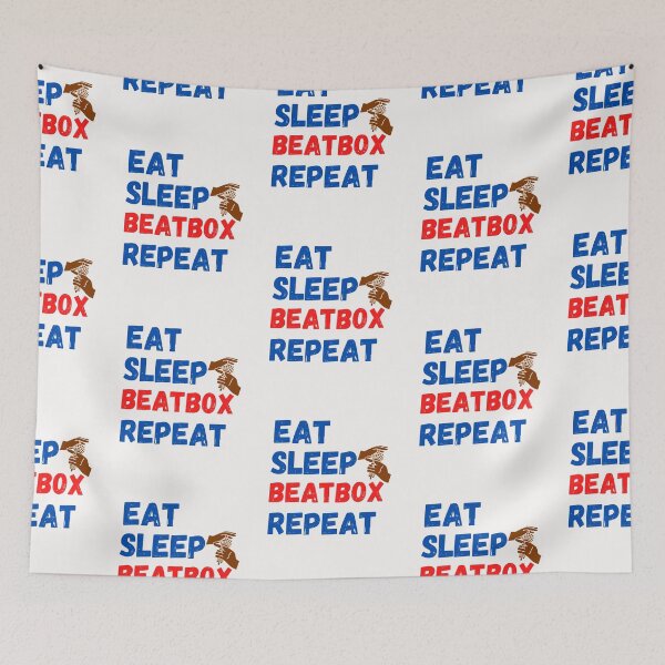 Item preview, Eat Sleep Beatbox Repeat designed and sold by BhavyaBathla.