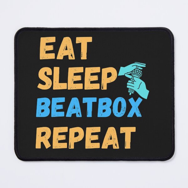 Item preview, Eat Sleep Beatbox Repeat designed and sold by BhavyaBathla.