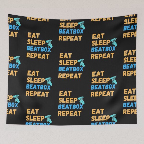 Item preview, Eat Sleep Beatbox Repeat designed and sold by BhavyaBathla.
