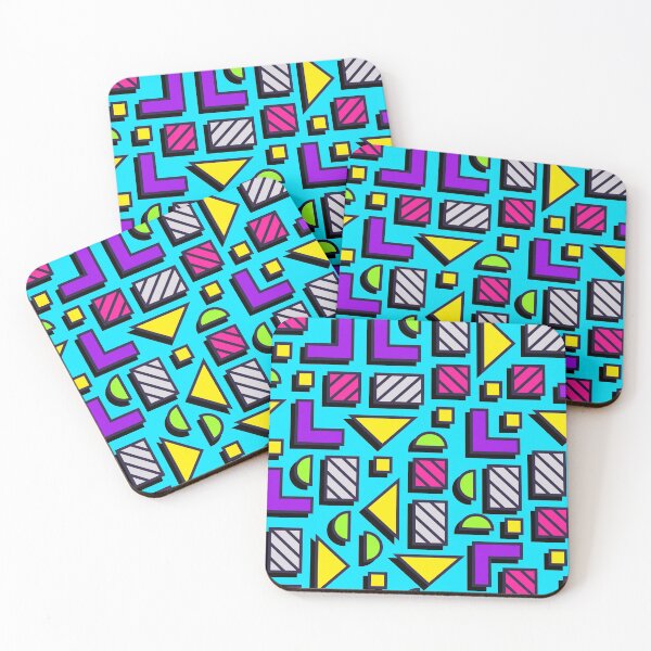 Item preview, 80s Colorful Memphis Vaporwave Pattern designed and sold by designandclouds.