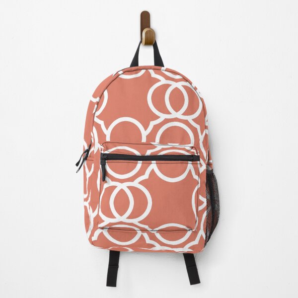 Item preview, Peach and White Geometric Circle Pattern Coordinates W/ Sherwin Williams Rejuvenate SW 6620 2022 Popular Color - Colour - Hue designed and sold by ColorOfTheYears.