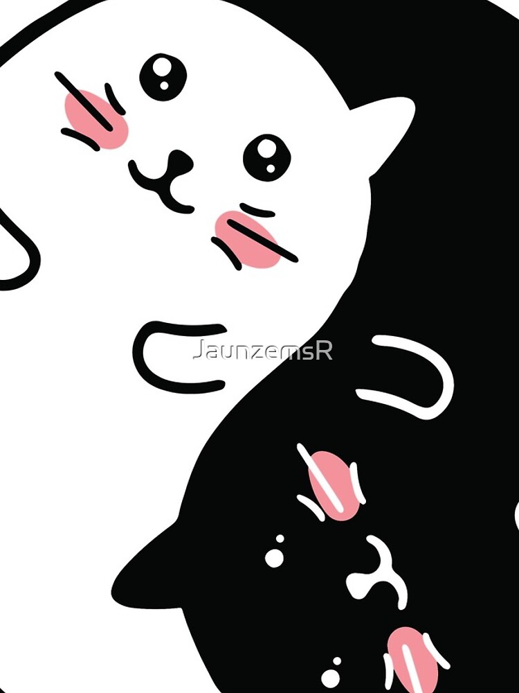 Yin Yang Balancing Cats by JaunzemsR