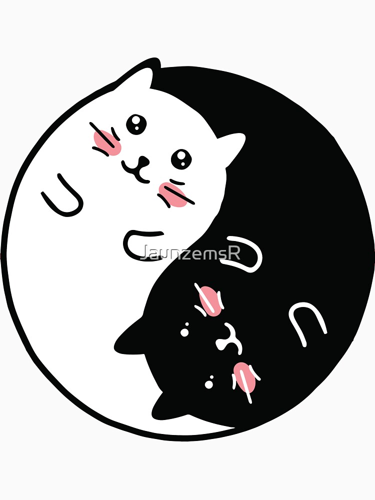 Yin Yang Balancing Cats by JaunzemsR