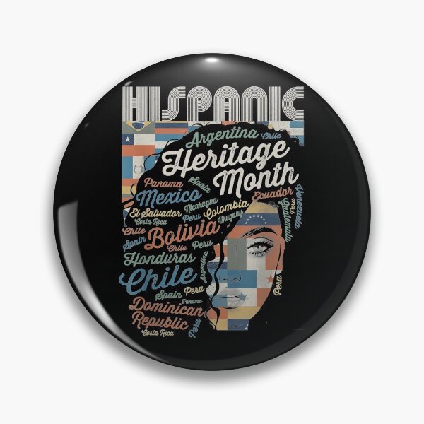 Item preview, Latina Woman Art Hispanic Heritage Month Latin Country Flags designed and sold by westsslewis.
