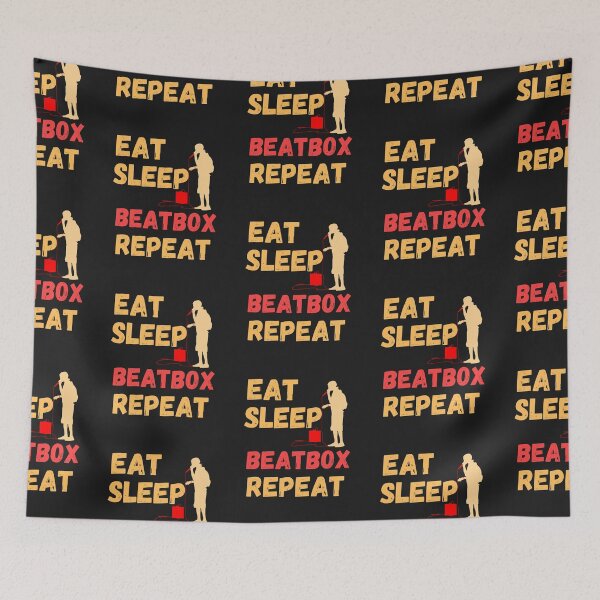 Item preview, Eat Sleep Beatbox Repeat designed and sold by BhavyaBathla.