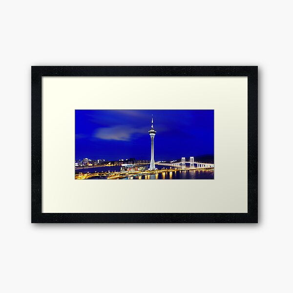 Item preview,  Macau skyline print,Canvas print, Macau skyline wall art,  Macau skyline Panoramic,widescreen prints,canvas wall art designed and sold by eyesight4vision.