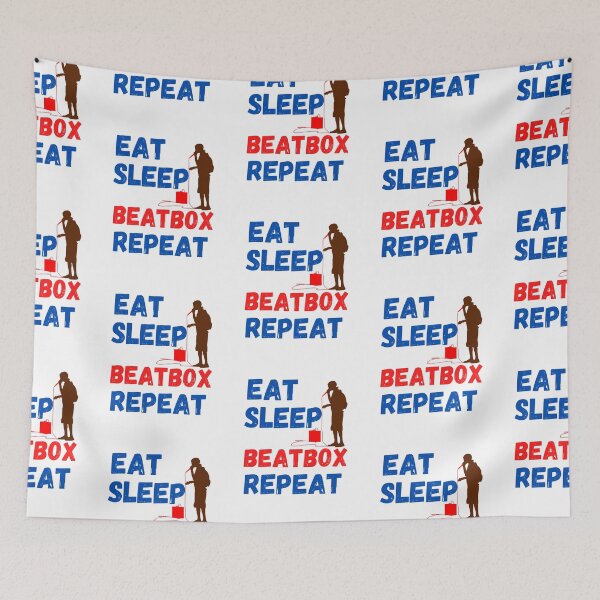 Item preview, Eat Sleep Beatbox Repeat designed and sold by BhavyaBathla.