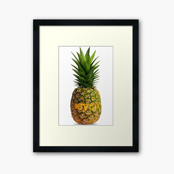 Psych Pineapple Framed Art Print