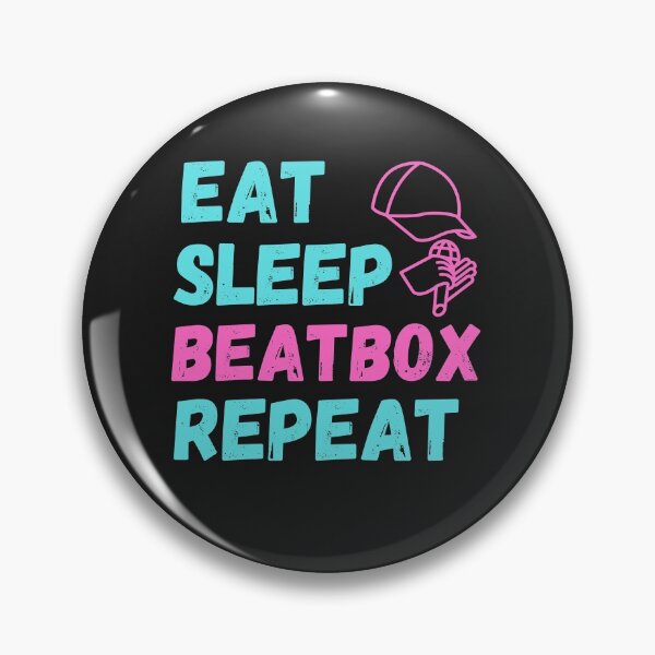Item preview, Eat Sleep Beatbox Repeat designed and sold by BhavyaBathla.