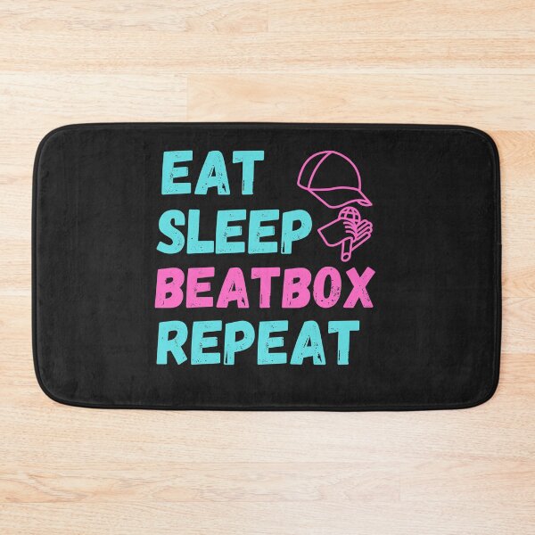 Item preview,  Eat Sleep Beatbox Repeat designed and sold by BhavyaBathla.