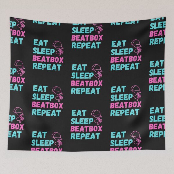 Item preview, Eat Sleep Beatbox Repeat designed and sold by BhavyaBathla.