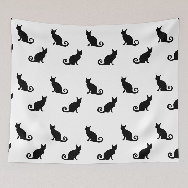Item preview, White and Black cat print designed and sold by DemonicGloom.