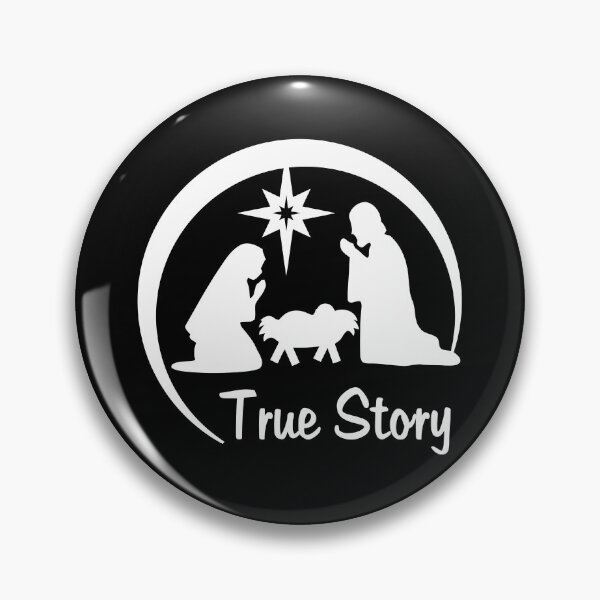 Item preview, True Story Nativity Christian Jesus Christmas Graphic designed and sold by SpookshowDesign.