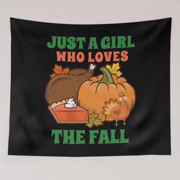 Item preview, Just A Girl Who Loves The Fall designed and sold by Studioapartment.