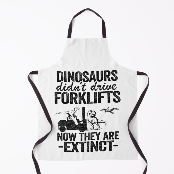 Item preview, Dinosaurs Didn't Drive Forklifts Jokes Funny Forklift Driver designed and sold by Stronzi.