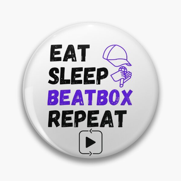 Item preview, Eat Sleep Beatbox Repeat designed and sold by BhavyaBathla.
