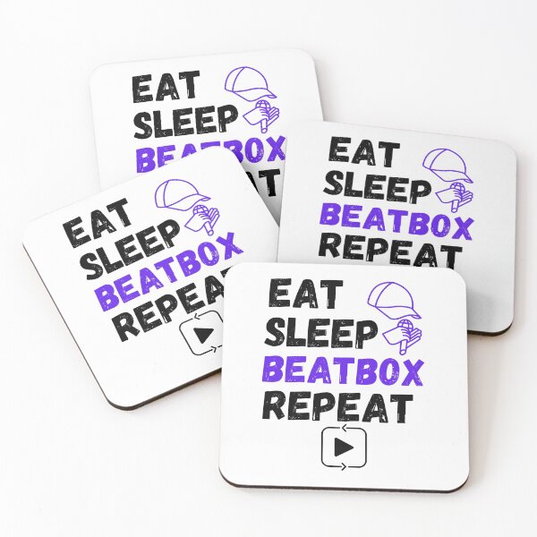 Item preview,  Eat Sleep Beatbox Repeat designed and sold by BhavyaBathla.