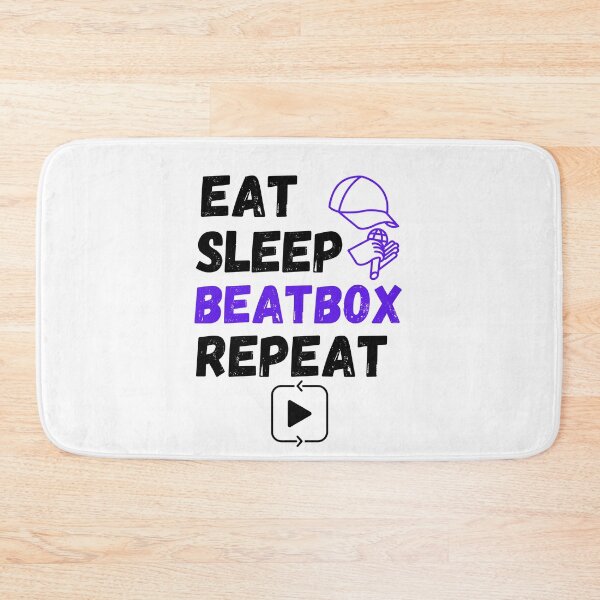 Item preview,  Eat Sleep Beatbox Repeat designed and sold by BhavyaBathla.
