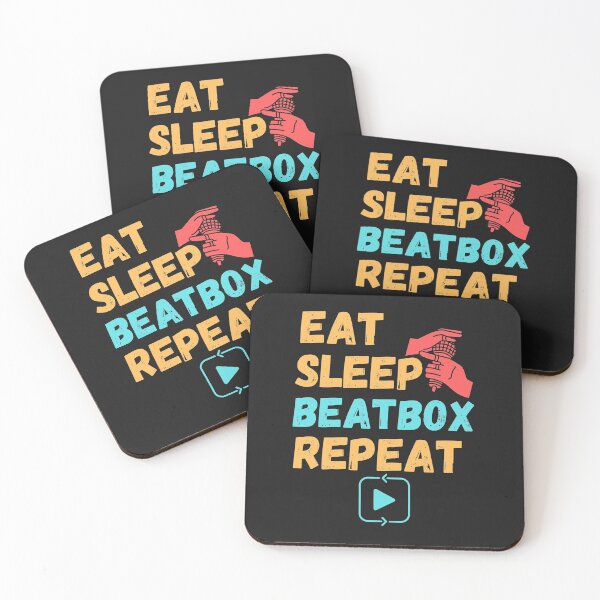 Item preview,  Eat Sleep Beatbox Repeat designed and sold by BhavyaBathla.