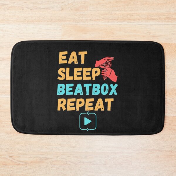 Item preview,  Eat Sleep Beatbox Repeat designed and sold by BhavyaBathla.