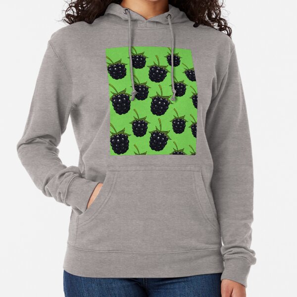 Blackberries Lightweight Hoodie
