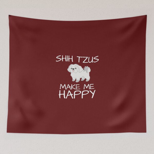 Item preview, Shih Tzus Make Me Happy designed and sold by AlwaysAwesome.