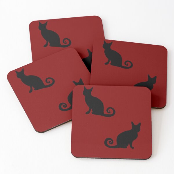 Item preview, Red and Black cat print designed and sold by DemonicGloom.