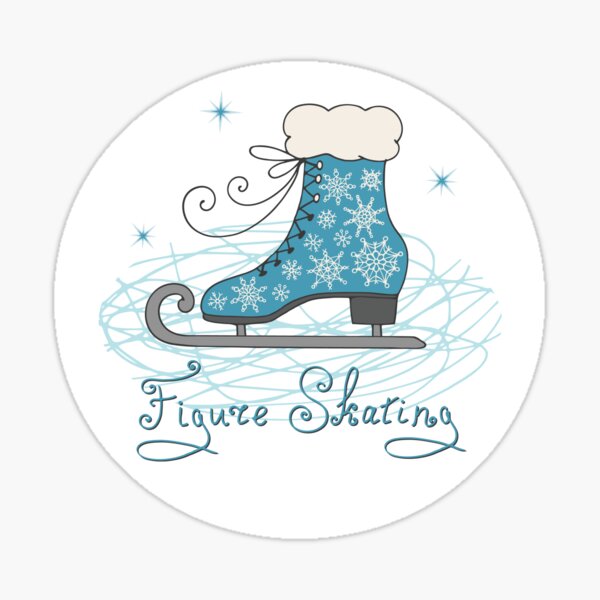 Patinage artistique Sticker