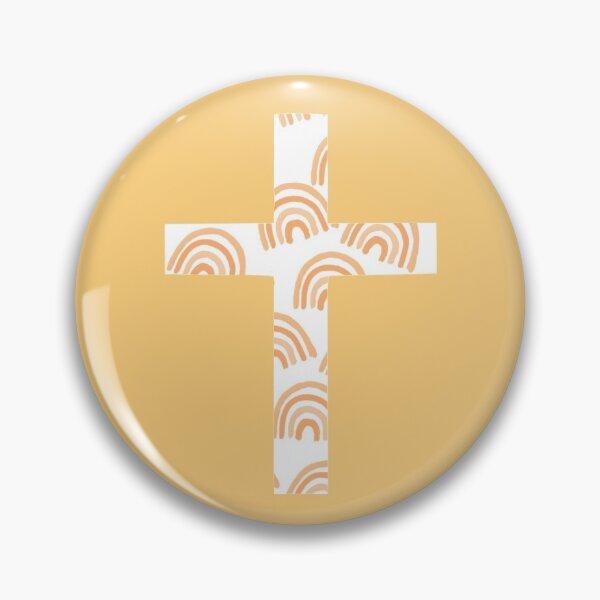 Item preview, Pastel Rainbow Christian Cross designed and sold by DesignsByGQ.