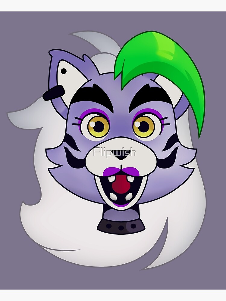 "FNaF Roxanne Wolf Design" Poster for Sale by Flipwish Redbubble