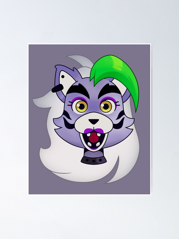 "FNaF Roxanne Wolf Design" Poster for Sale by Flipwish Redbubble