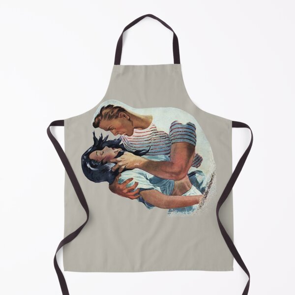 Item preview, Vintage 1950's Handsome Sailor Holding Beautiful Woman Romantic Comic Book Cover designed and sold by TrulyEpoque.