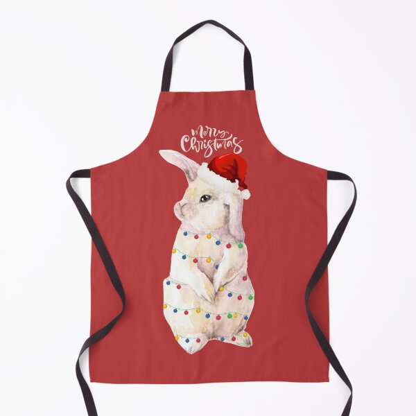Item preview, Merry Christmas Bunny Rabbit Tangled in lights designed and sold by Designforoz.
